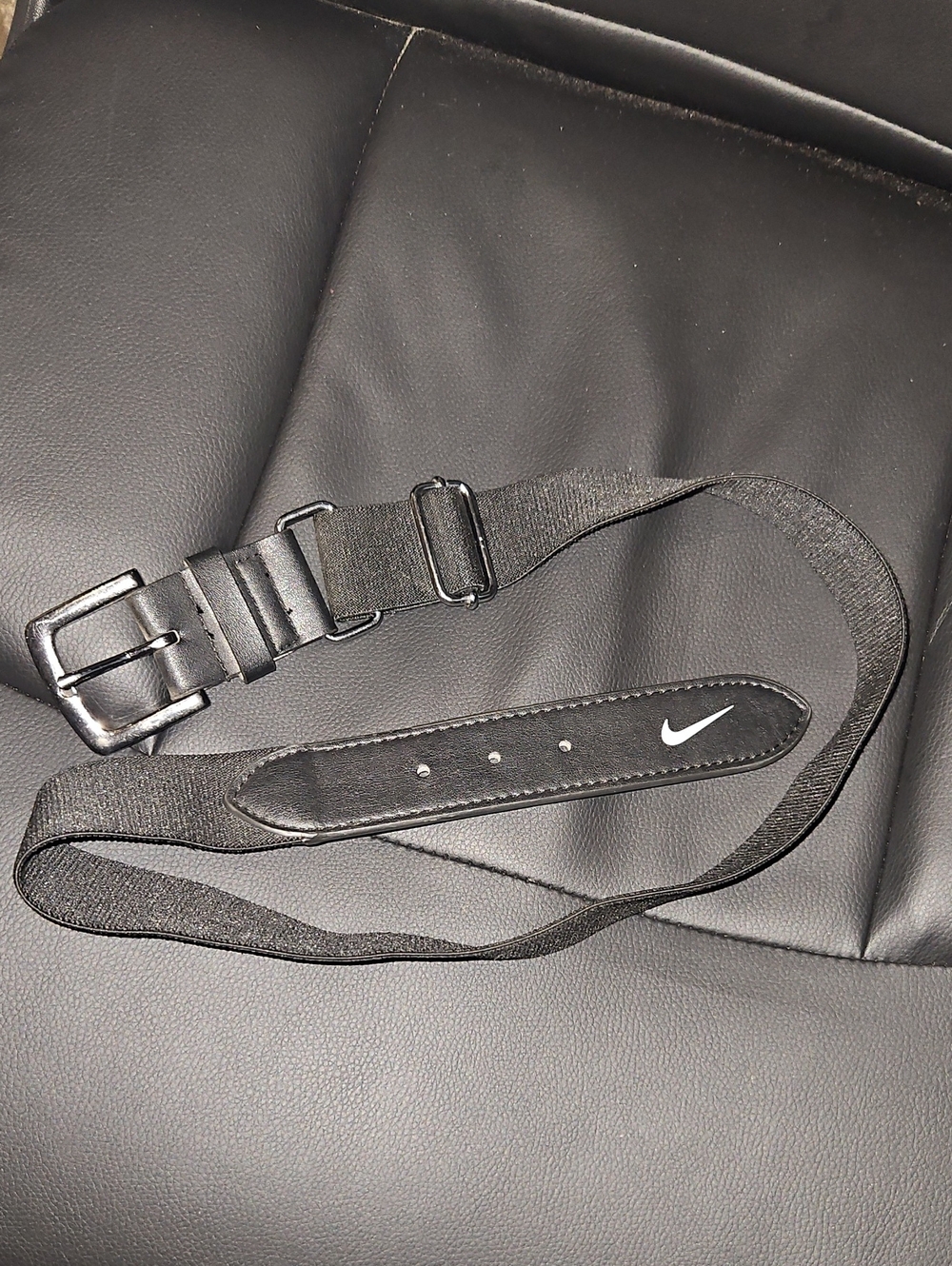 Nwot- Nike Black Belt with White Swoosh